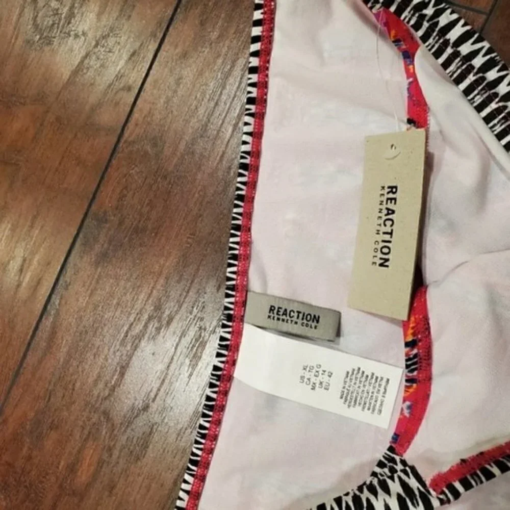 NWT Riviera Stripe Tab Side Hipster swim Bottom
